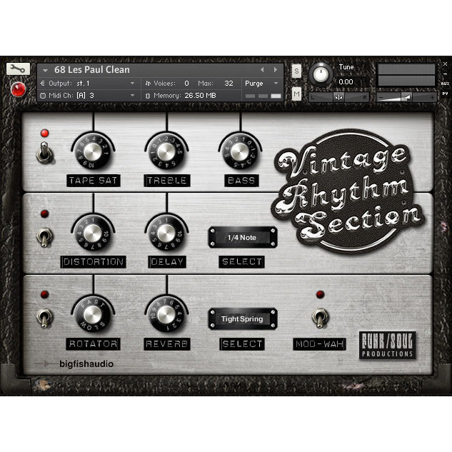 Vintage Rhythm Section  Big Fish Audio (Win/Mac) *Kontakt Library*