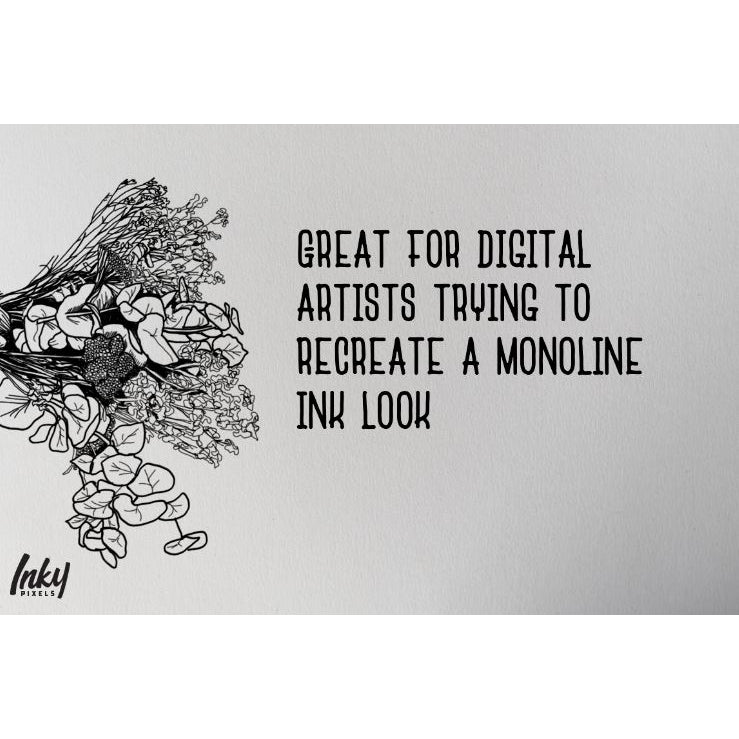 Procreate【1304】FineLiner Ink 钢笔线条