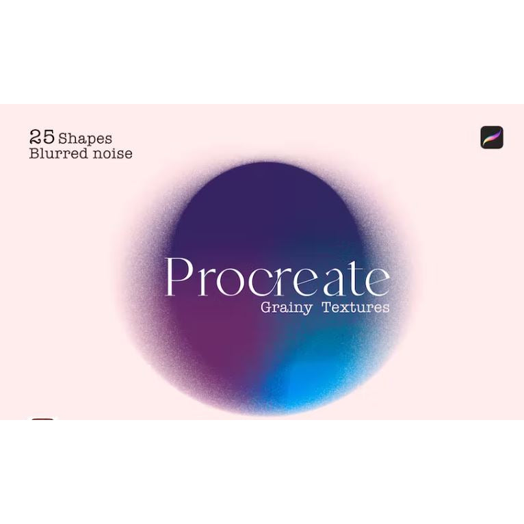 Procreate【1001】GrainyStamps 颗粒肌理