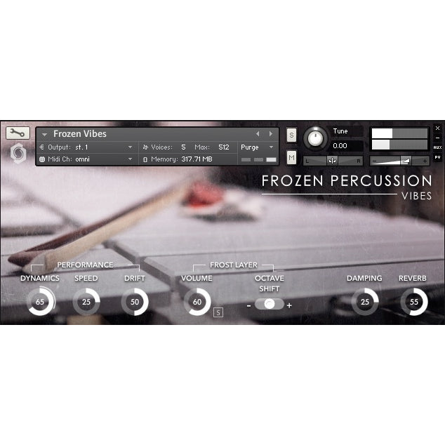 Frozen Percussion Vibes  Fracture Sounds (Win/Mac) *Kontakt Library*