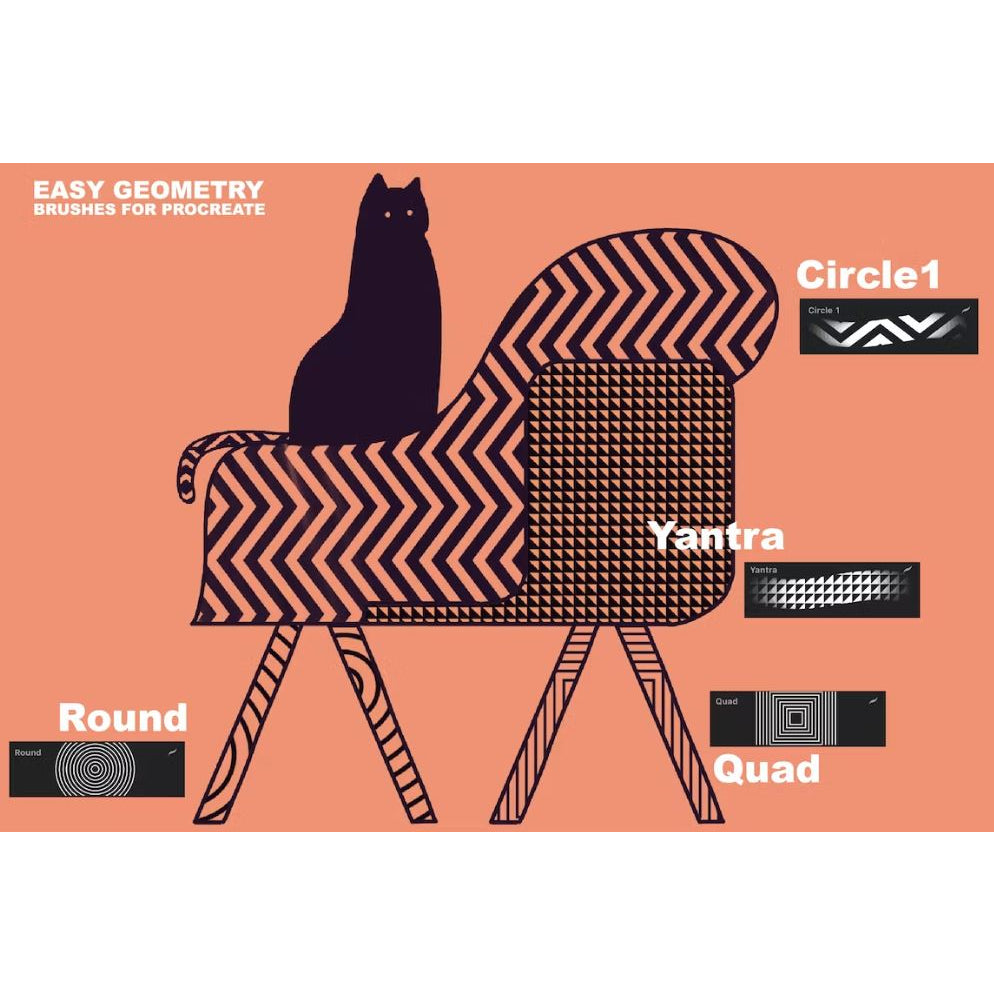 Procreate【1079】Easy Geometry 个性几何