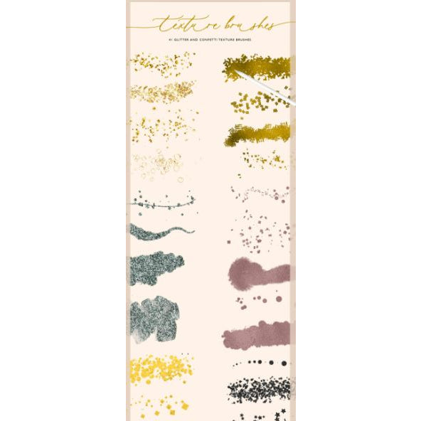 Procreate【1189】Metallic watercolor 金属水彩