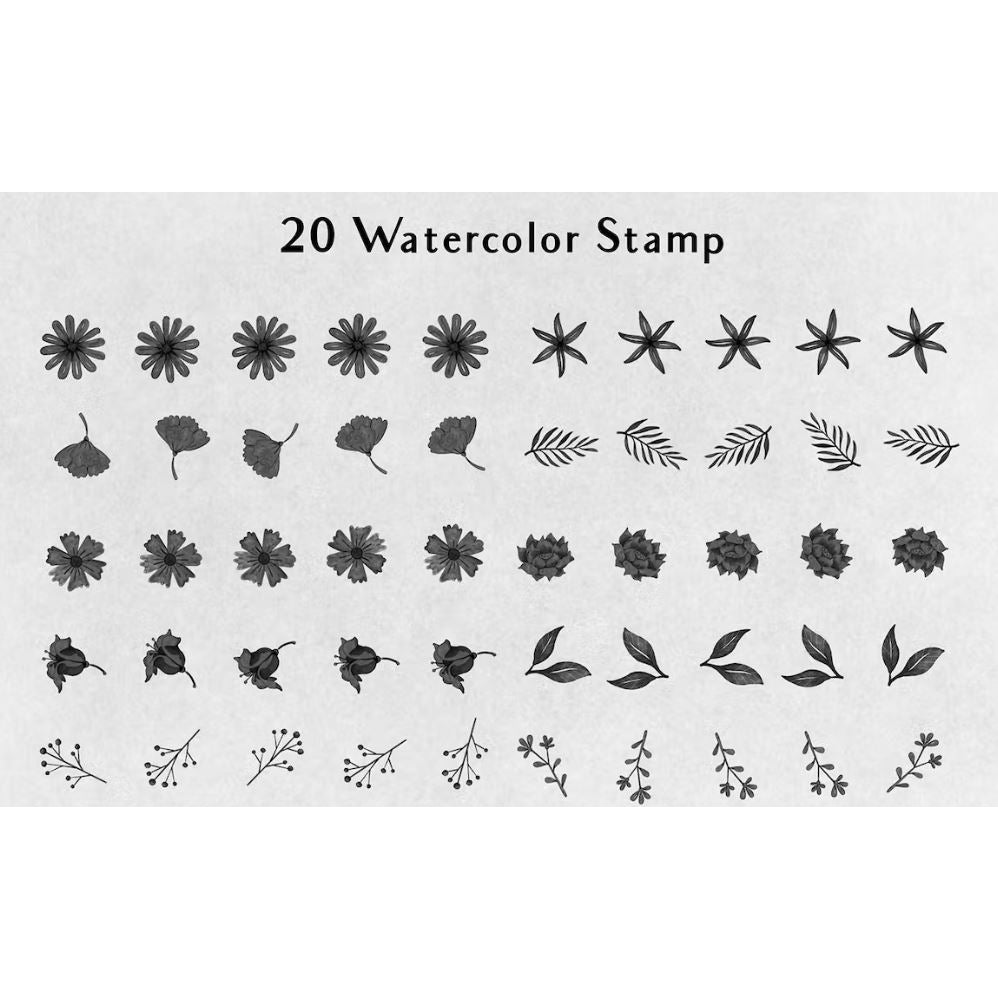 Procreate【1099】Floralies 花草手绘