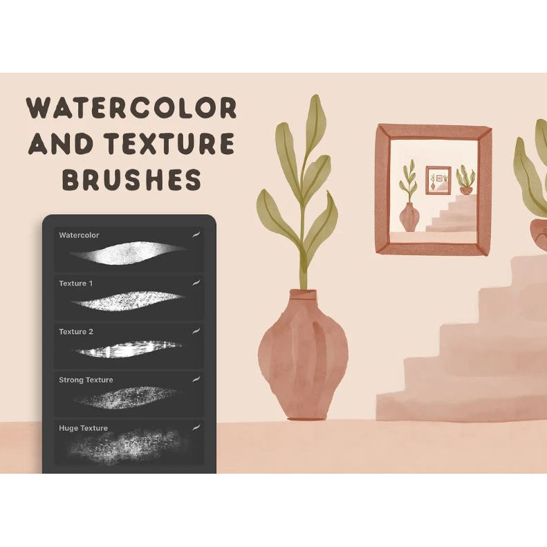 Procreate FeminiBrush- Procreate Brushes