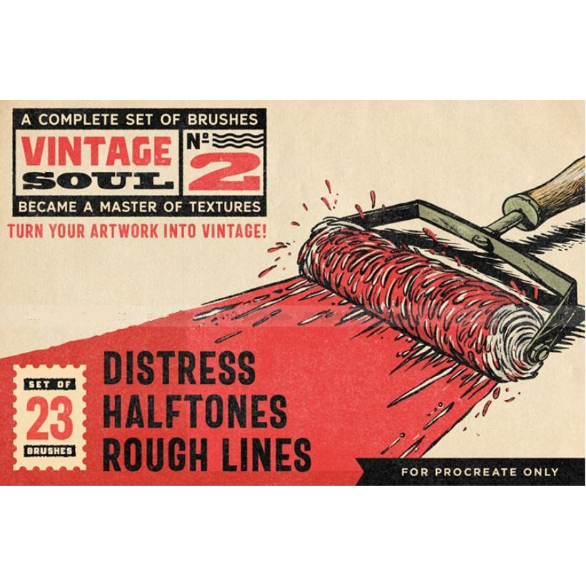 Procreate【1484】Vintage Soul 复古风格