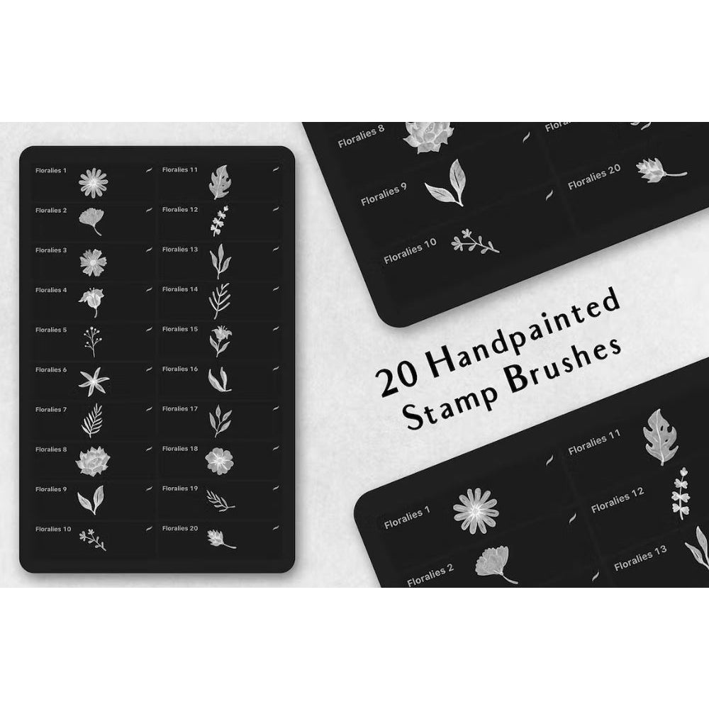 Procreate【1099】Floralies 花草手绘