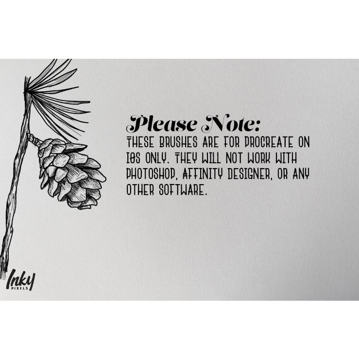 Procreate【1304】FineLiner Ink 钢笔线条