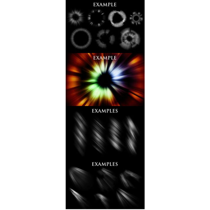 Procreate and PHOTOSHOP【1494】Light and Burst 光线效果