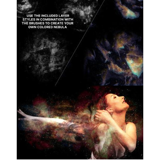 Procreate and PHOTOSHOP【1487】Nebula 宇宙星云