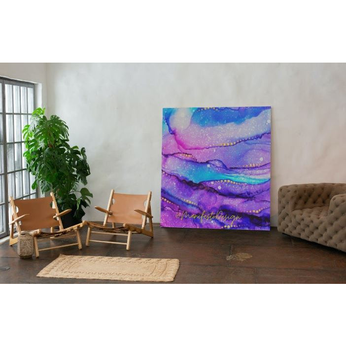 Procreate【1413】65 luxury alcohol ink鎏金水墨