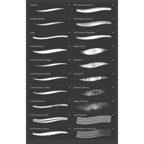 Procreate FeminiBrush- Procreate Brushes