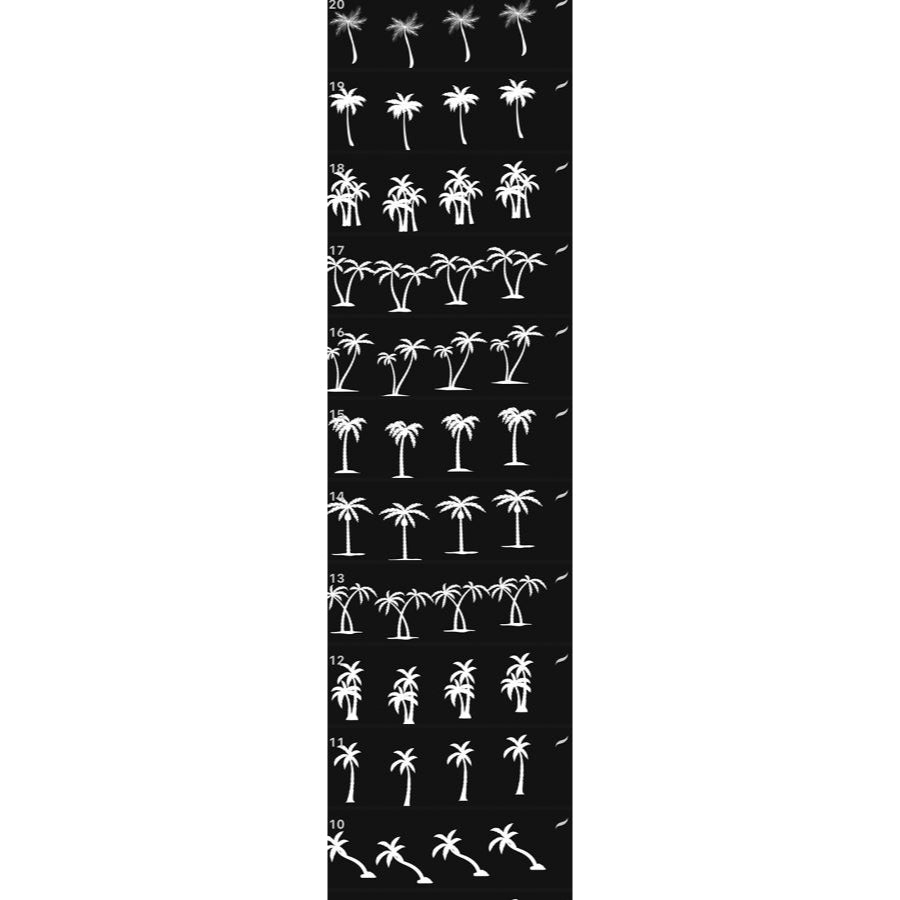 Procreate Fooarc_Palm_Trees- Procreate Brushes