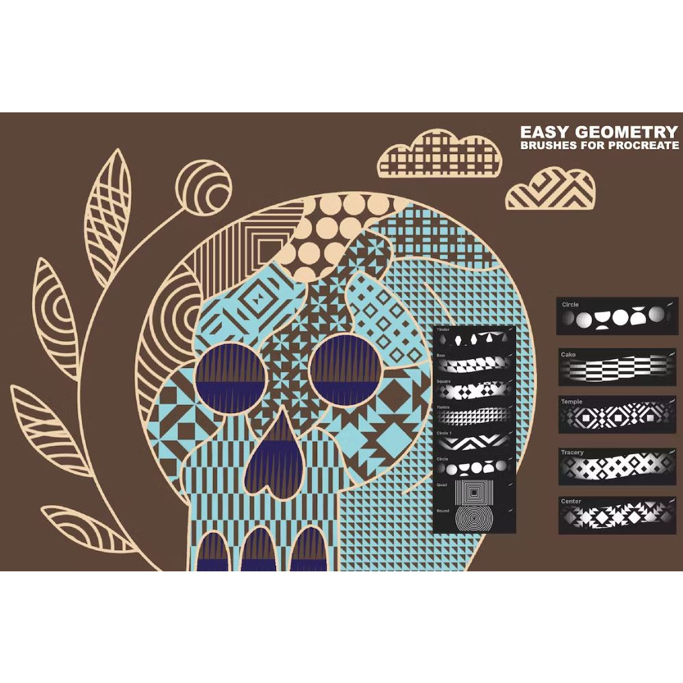 Procreate【1079】Easy Geometry 个性几何