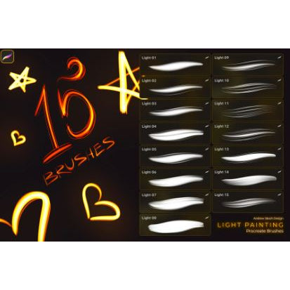 Procreate【1257】light painting 光绘