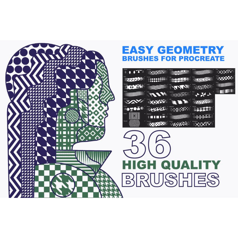 Procreate【1079】Easy Geometry 个性几何