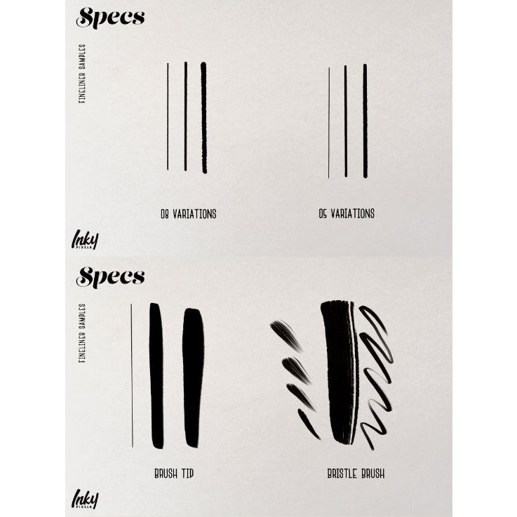 Procreate【1304】FineLiner Ink 钢笔线条