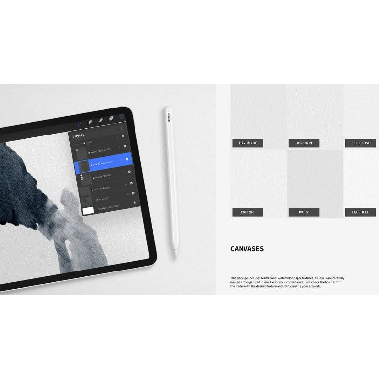 Procreate【1188】Watercolor Pro Set 精品合集