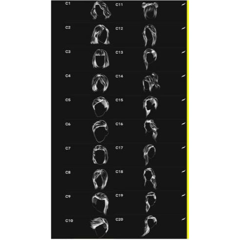 Procreate Cyber_Hairstyle_sundrameda_- Procreate Brushes