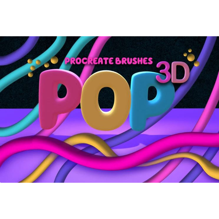 Procreate【1354】POP 3D