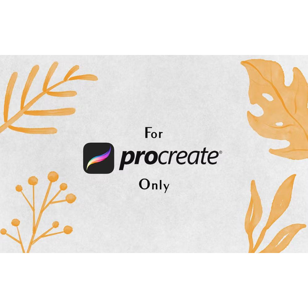 Procreate【1099】Floralies 花草手绘