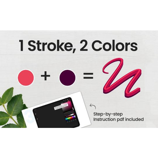 Procreate【1364】3D Brush Buddle 3D进阶Procreate