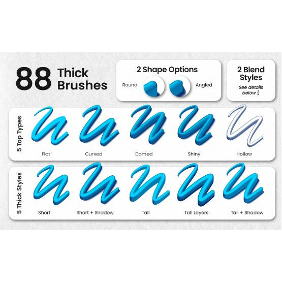 Procreate【1364】3D Brush Buddle 3D进阶Procreate