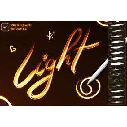 Procreate【1257】light painting 光绘