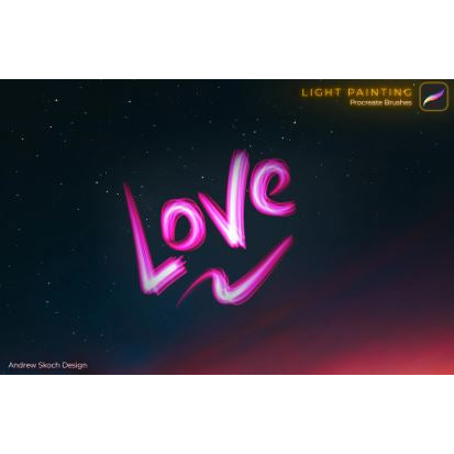 Procreate【1257】light painting 光绘
