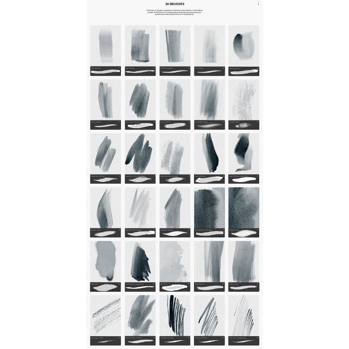 Procreate【1188】Watercolor Pro Set 精品合集