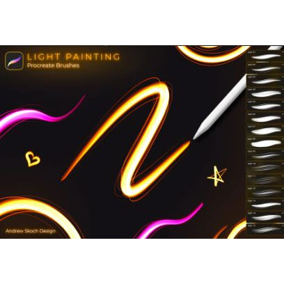 Procreate【1257】light painting 光绘