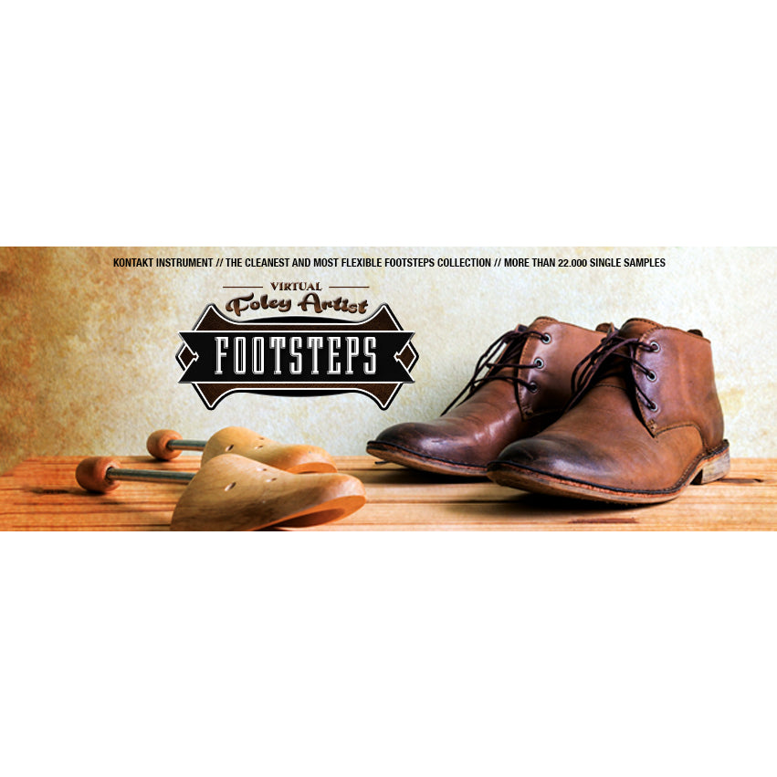 Virtual Foley Artist Footsteps  Boom Library (Win/Mac) *Kontakt Library*