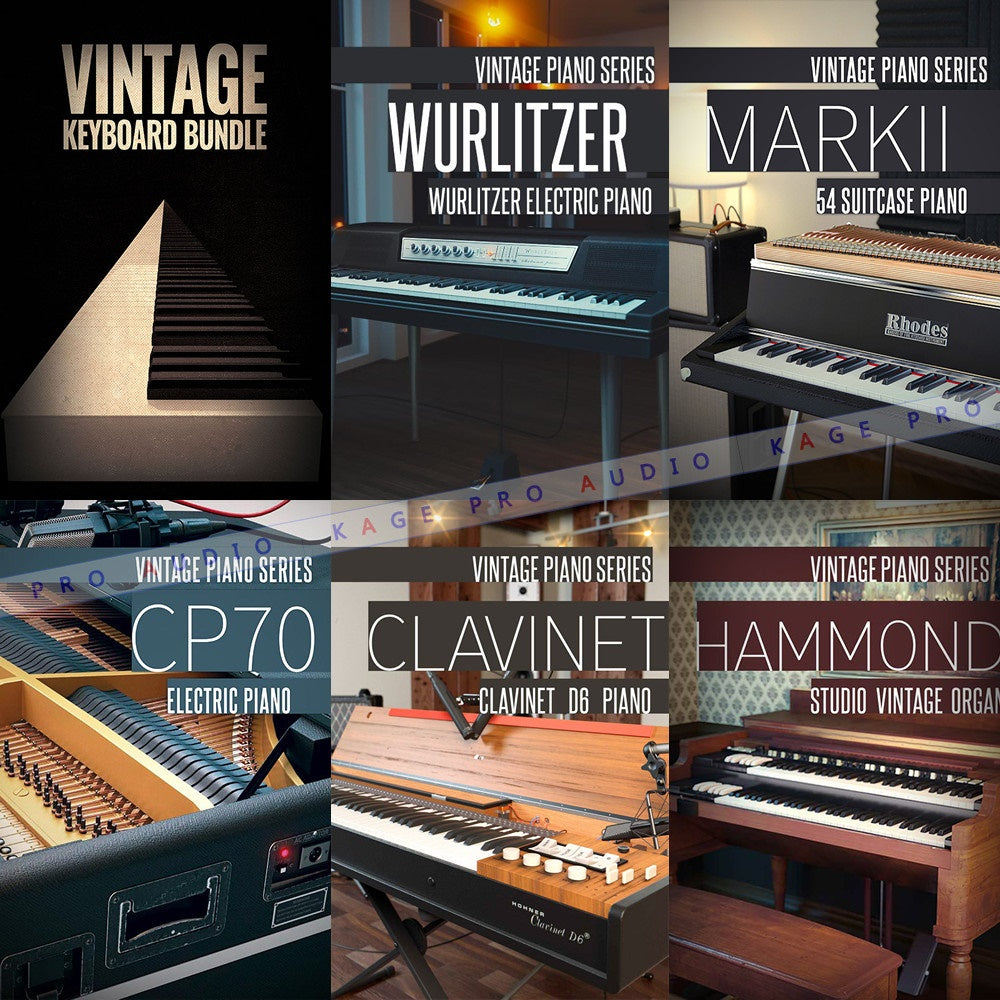 Vintage Keyboard Bundle  8Dio (Win/Mac) *Kontakt Library*