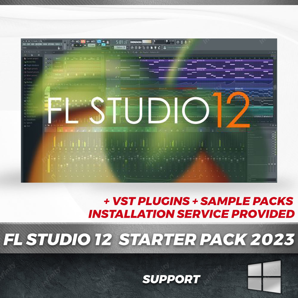 FL Studio 12 + 15 GB Content  Musician Producer Beginner Bundle