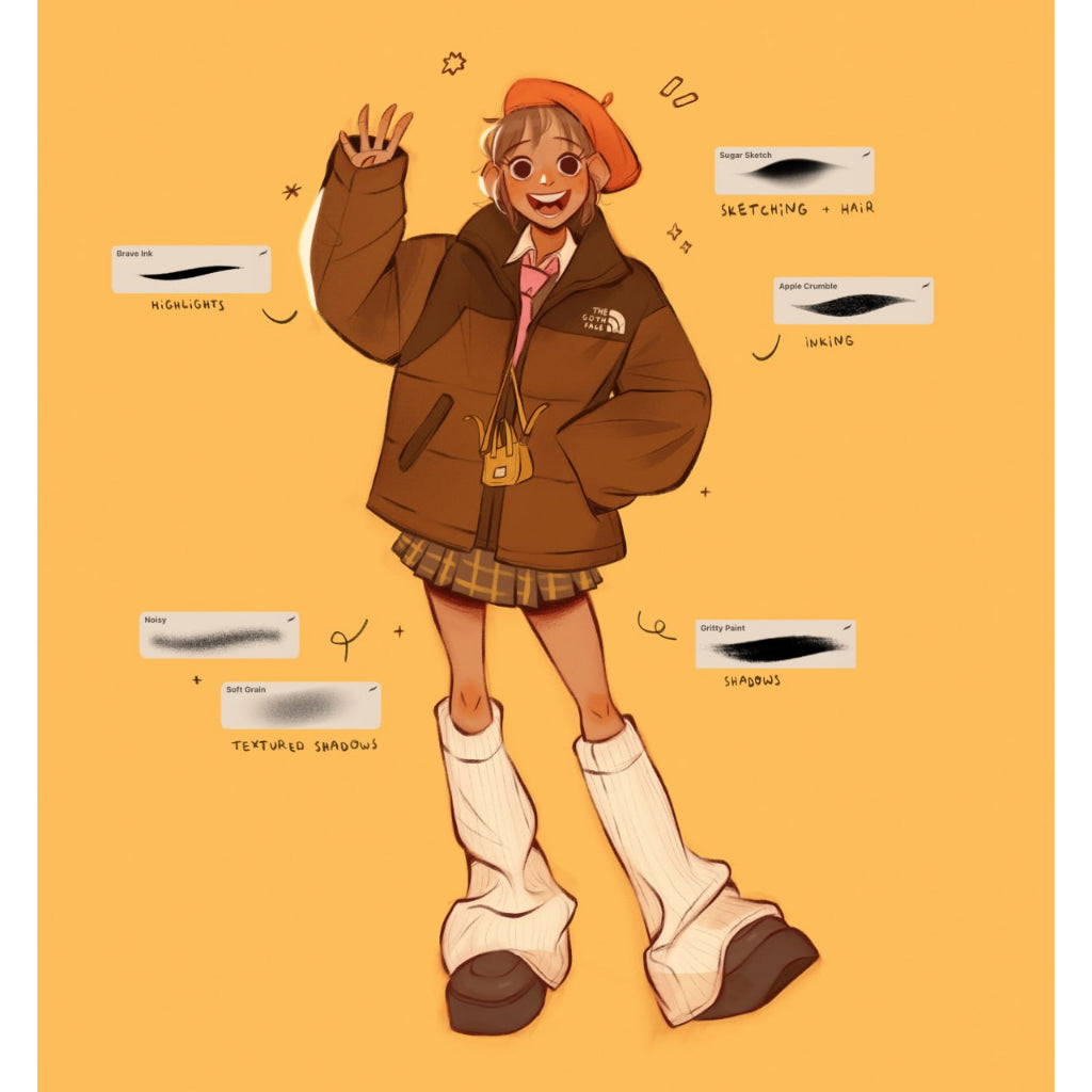 Procreate【T187】 Cosmic Cookie - Brushes for Procreate