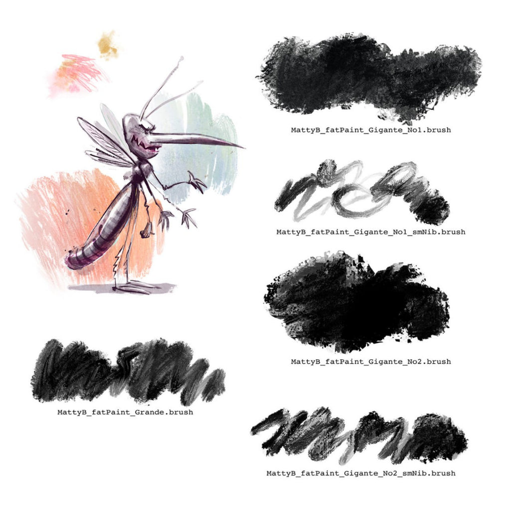 Procreate【T209】 INKDUP - Natural Ink Brushes for Procreate