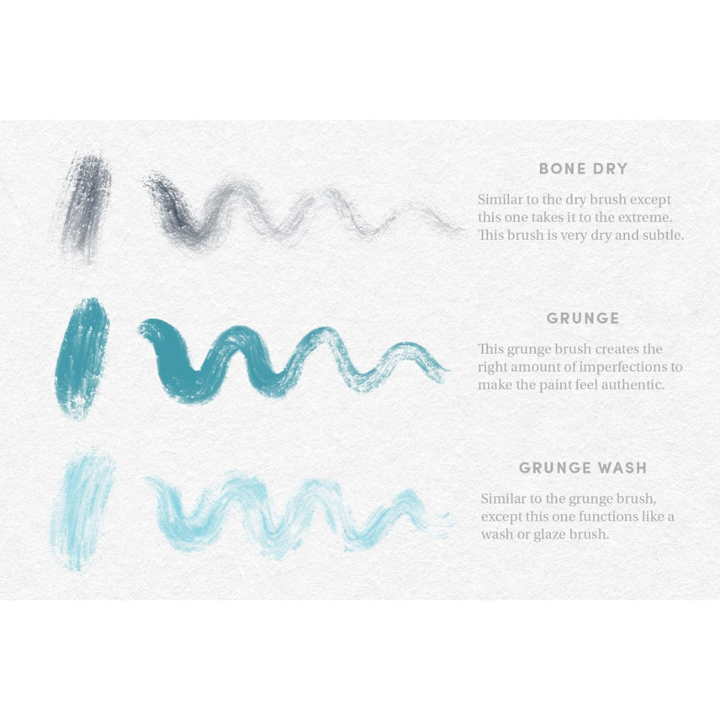 Procreate【T212】 Gouache Set - Procreate Brushes