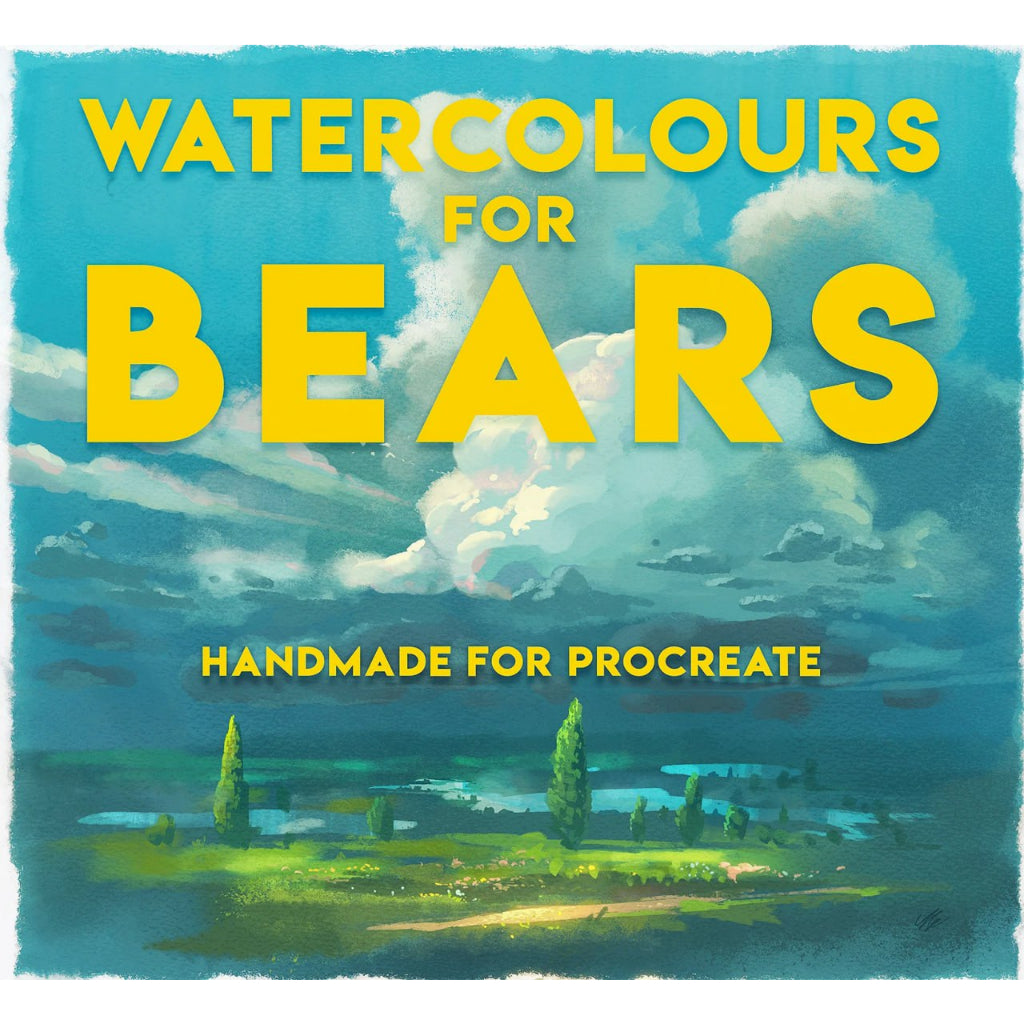 Procreate【T199】 Watercolours for Bears - Procreate Brushes