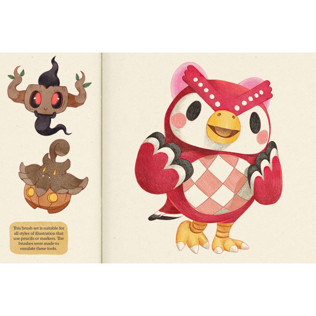 Procreate【T230】 Sketchbook Set - Procreate Brushes