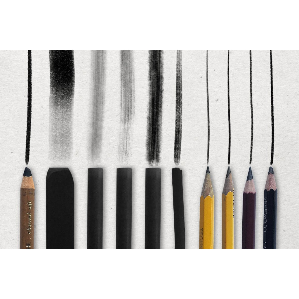Procreate【T222】 Pencil and Charcoal Procreate Brushes