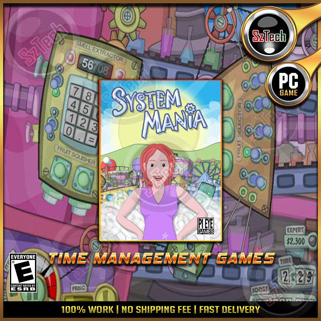 System Mania [PC/LAPTOP GAME]  [ DIGITAL DOWNLOAD] Classic GamesTime ManagementNostalgia Game