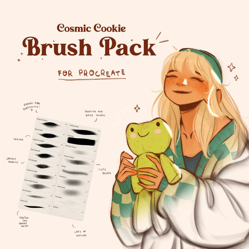 Procreate【T187】 Cosmic Cookie - Brushes for Procreate