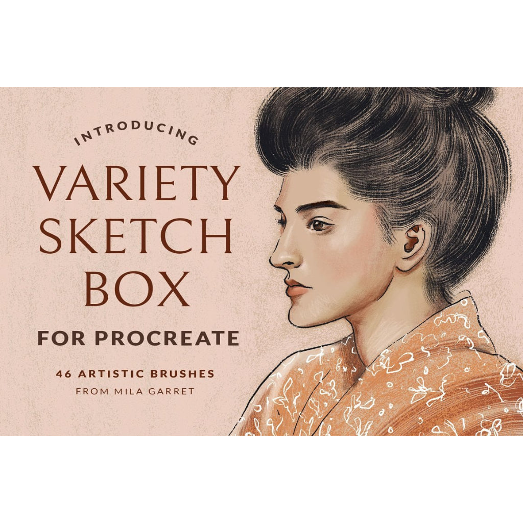 Procreate【T184】 Variety Sketch Box Procreate Brushes