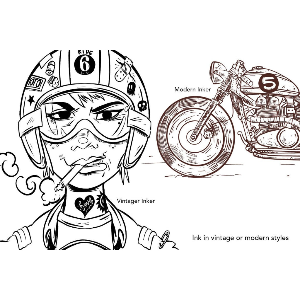 Procreate【T172】Procreate Vintage Comic Ink Brushes