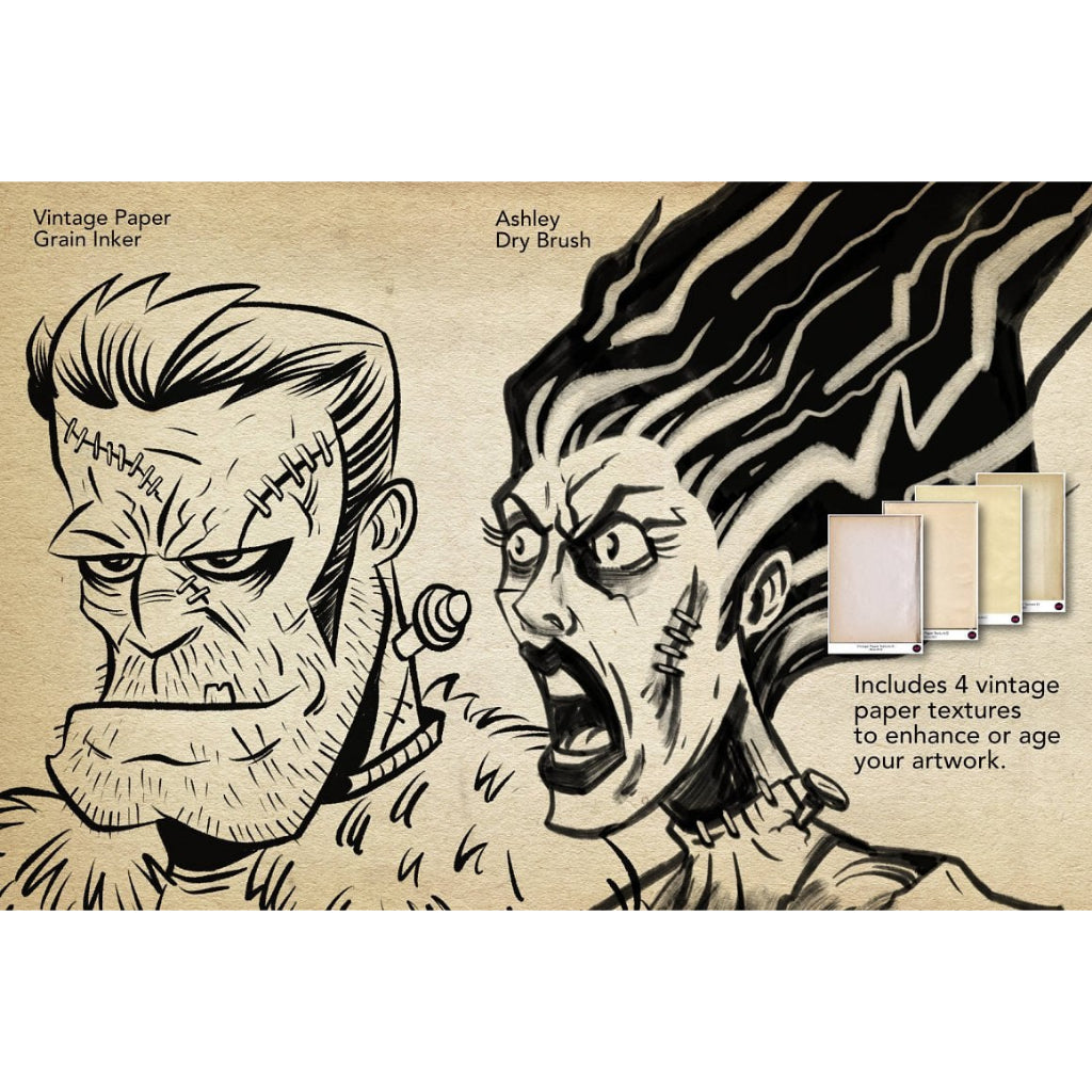 Procreate【T172】Procreate Vintage Comic Ink Brushes