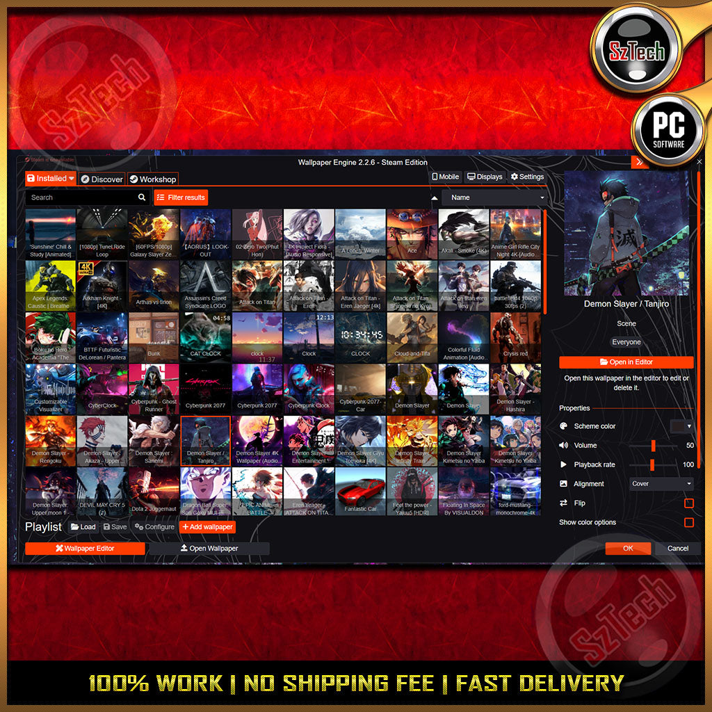 Wallpaper Engine 2.3.26 [2023] | Live WallpapersPC Live WallpapersAnime-Game Wallpaper