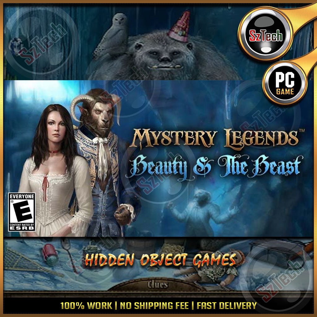 Mystery Legends Beauty and the Beast [PC/LAPTOP GAME]  [ DIGITAL DOWNLOAD] Hidden ObjectNostalgia Games