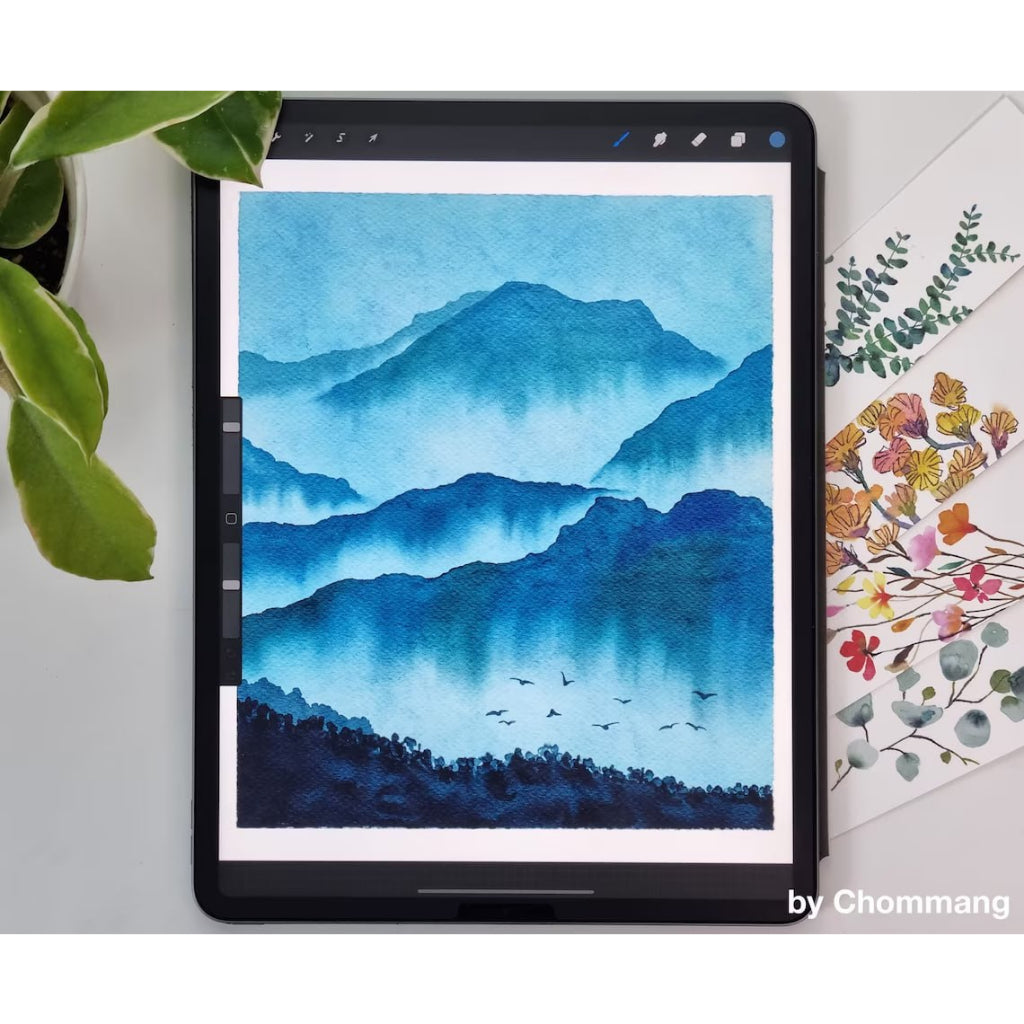 Procreate【T227】-Watercolor Painting Brushes for Procreate