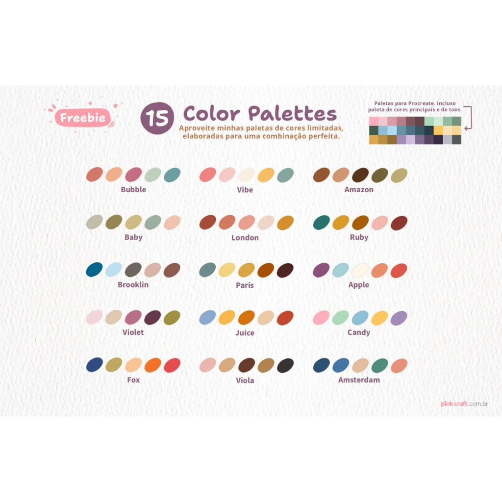 Procreate【T225】 Pinks Watercolor Brushes