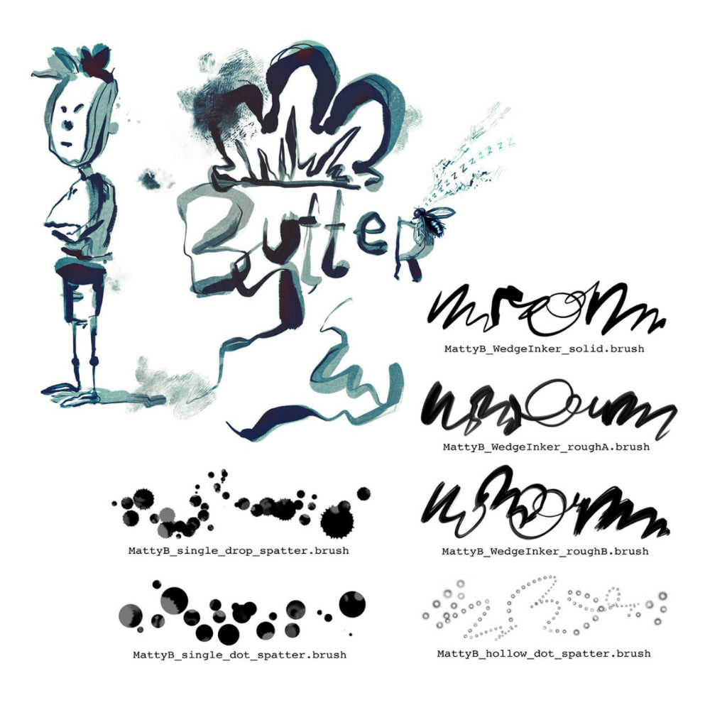 Procreate【T209】 INKDUP - Natural Ink Brushes for Procreate