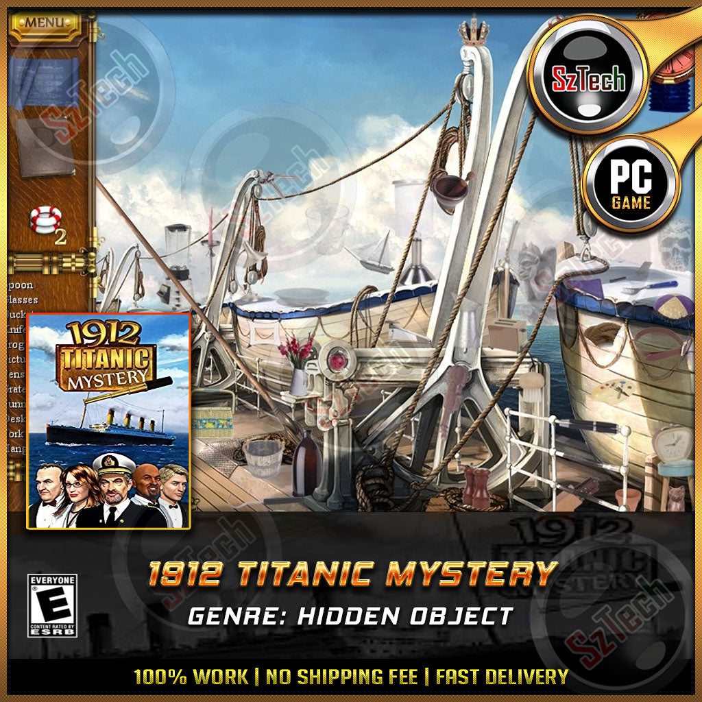 1912 Titanic Mystery [PC/LAPTOP GAME]  [ DIGITAL DOWNLOAD] Nostalgia GamesHidden Object